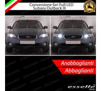 KIT FARI FULL LED CANBUS PER SUBARU OUTBACK 3 III ANABBAGLIANTI ABBAGLIANTI