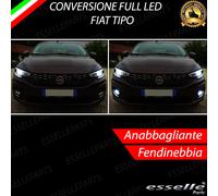 KIT FARI FULL LED H7 E H11 PER FIAT TIPO ANABBAGLIANTI E FENDINEBBIA 6000K XENO