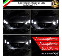 KIT FARI FULL LED MAZDA CX-5 CX5 ANABBAGLIANTI H11 + ABBAGLIANTI DIURNE H15