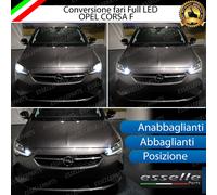 KIT FARI FULL LED OPEL CORSA F ANABBAGLIANTI H7 + ABBAGLIANTI DIURNE H15 CANBUS