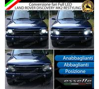 KIT FARI FULL LED PER LAND ROVER DISCOVERY MK2 CONVERSIONE COMPLETA CANBUS 6000K