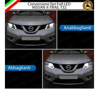 KIT FARI FULL LED PER NISSAN X-TRAIL T32 ANABBAGLIANTI ABBAGLIANTI 6000K CANBUS