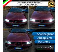 KIT FARI FULL LED SEAT CORDOBA 6K ANABBAGLIANTI ABBAGLIANTI LUCI POSIZIONE 6000K