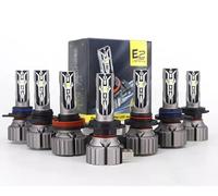 Kit Fari Led CANBUS Anabbaglianti + Abbaglianti + Luci Diurne DRL luci di posizione Compatibili con Fiat Panda 2012> 6000K 10000 Lumen Lampadine Luci Bianco Ghiaccio H4 + BAY15D (P21/5W) (Kit Premium)
