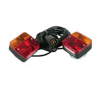 Kit fari posteriori magnetico cablaggi camper rimorchio carrello roulotte