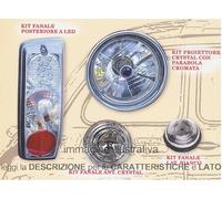 Kit Fari Proiettori Anteriori Completo Fiat 500 Fl 1965-1975
