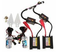 KIT FARI RICAMBIO HID XENON LIGHT ALLO XENO H7 6000K 55W LUCI LAMPADINE SLIM