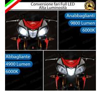 KIT FARO A LED APRILIA RS 50 125 ANABBAGLIANTI + ABBAGLIANTE H11 6000K NO ERROR
