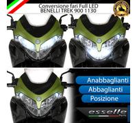 KIT FARO A LED BENELLI TREK ANABBAGLIANTE ABBAGLIANTE POSIZIONE H7 + T10 6000K
