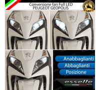 KIT FARO A LED PEUGEOT GEOPOLIS ANABBAGLIANTE ABBAGLIANTE POSIZIONE NO ERROR