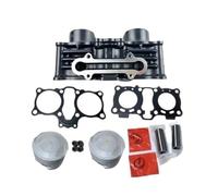 Kit fasce elastiche cilindro pistone compatibile con motore GW250 GSX250R DL250 250cc, componenti for moto, set di guarnizioni di ricambio(GSX250 DL250 (Black))