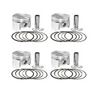 Kit fasce elastiche for motori di motociclette, alesaggio standard da 55 mm a 56 mm for CB400 CB-1 VTEC 400 CB400SF CBR400 VFR400 NC23 NC31(4 Sets 55.5mm)