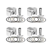 Kit fasce elastiche for motori di motociclette, alesaggio standard da 55 mm a 56 mm for CB400 CB-1 VTEC 400 CB400SF CBR400 VFR400 NC23 NC31(4 Sets 55mm)