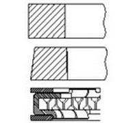 Kit fasce elastiche per CHEVROLET OPEL SAAB VAUXHALL WESTFIELD 9-5 ASTRA ASTRA G