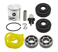 Kit fasce elastiche pistone da 39 mm for Husqvarna 235 236 236E 240 240E cuscinetto albero motore guarnizione olio tubo carburante pompetta di adescamento motosega parte di ricambio prestazione