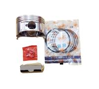 Kit fasce elastiche pistone da 70 mm adatto for GX220 170F circa 7 CV motore a benzina generatore acqua(Piston assembly)