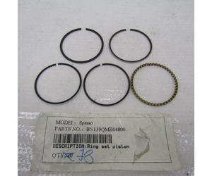 Kit fasce elastiche pistone Piston ring set Lambretta Pato 50 Motom Gipsy Spasso