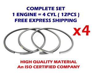 Kit Fasce Piston 4 Cilindri 100mm STD NISSAN Perkins ATLEON TD8328 3990cc