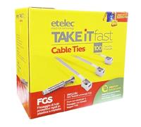 Kit Fascette stringitubo Etelec e con 100 Tasselli TX6 KT1074