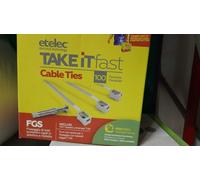 Kit Fascette stringitubo Etelec e con 100 Tasselli TX6 KT1074