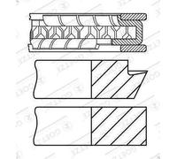 Kit fascia elastica GOETZE 08-141300-30 per FORD PUMA (EC_) 1.6 2000-2002