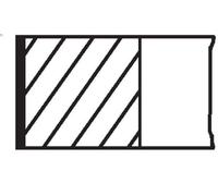 Kit fascia elastica MAHLE 033 16 N2 AUDI A3 (8L1) 1.8 1996-2003
