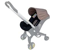 Kit fasciatoio per passeggino Vestiti, tettuccio, cuscino del sedile compatibile con Doona Protezione per seggiolino auto (Kaki+Noir)