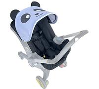 Kit fasciatoio per passeggino Vestiti, tettuccio, cuscino del sedile compatibile con Doona Protezione per seggiolino auto (Colore panda)