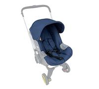 Kit fasciatoio per passeggino Vestiti, tettuccio, cuscino del sedile compatibile con Doona Protezione per seggiolino auto (blu marina)