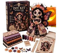 Kit Feltro Da Cucito Decorazioni Casa Streghe Scheletri Spaventose E