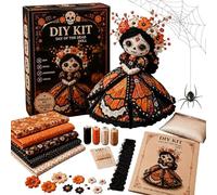 Kit Feltro Da Cucito Decorazioni Casa Streghe Scheletri Spaventose E