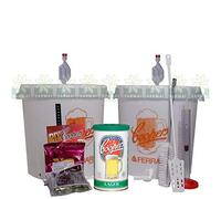 KIT FERMENTAZIONE COOPERS PER BIRRA ARTIGIANALE CON 2 CONTENITORI + MALTO 23 LT