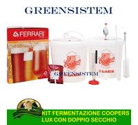 KIT FERMENTAZIONE LUX COOPERS 2 SECCHI + 12 ACCESSORI