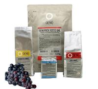 KIT FERMENTAZIONE VINO ROSSO PER 500 Lt. LIEVITO + NUTRIENTE + ANTIOSSIDANTE