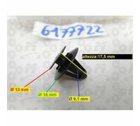 Kit Fermo rivestimento porta per: Ford Transit Ford Capri MK1 Escort MK3 6177722