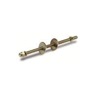 Kit Ferramenta Fissaggio Trave-Palo con Vite 10x240 mm - Staffa per Strutture in Legno - Ideale per Pergole, Gazebi e Tettoie - Montaggio Robusto per Esterni
