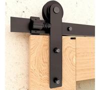 Kit ferramenta for porta scorrevole a una porta, binario for porta scorrevole a forma di I, meccanismo for porta scorrevole da 4 a 20 piedi(224cm 7.3FT rail kit)