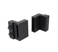 Kit ferramenta per porta scorrevole, Set di ferramenta for porte scorrevoli in legno for fienile, binario in acciaio, binari antichi, nero, 6 piedi Scorrevole e silenziosa