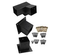 Kit ferramenta pergola 4x4 staffe ferramenta pergola montaggio a parete facile i