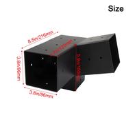 Kit ferramenta pergola 4x4 staffe ferramenta pergola montaggio a parete facile i