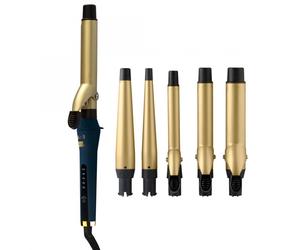 kit ferro elitè professionale 5 in 1 arricciacapelli intercambiabile
