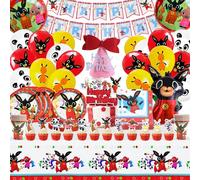 Kit Festa Bing, Bing Addobbi Compleanno, Bunny Palloncini Compleanno, Stoviglie Per Feste di Com Pleanno b Ing, Festa Tema Bunny, b Ing Sfondo Com Pleanno, Kit Piatti Tovaglioli Com Pleanno b Ing