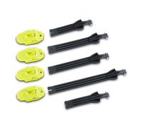 Kit Fibbie O'Neal Rider Pro Neon/Giallo/Nero Neon,Giallo,Nero