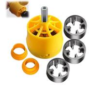 Kit Filettatore Per Tubi In Pvc Compatibile Con Trapano Elettrico Con Varie Dimensioni Di Filiere, Utensile Per Filettare In Pvc Per Trapano Elettrico, Kit Filettatore Per Tubi (esterno)