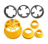 Kit filettatore per tubo a cricchetto - kit di strumenti per creatore di filo per tubo in PVC | Set di strumenti per il creatore di thread | Kit di strumenti idraulici | Strumento del filo piubi | Kit