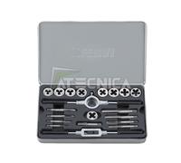 Kit filettatura maschi e filiere da M3 a M12 FERVI M020