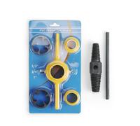 Kit filettatura tubi acqua compatibile NPT con opzione estrattore viti