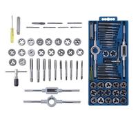 KIT FILIERA 40 PZ FILETTATURA MASCHI E FEMMINE FILIERE IN VALIGIA