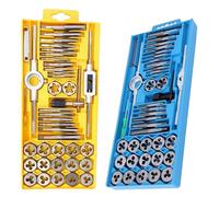 KIT FILIERA 40 PZ FILETTATURA MASCHI E FEMMINE FILIERE IN VALIGIA ART. 07384