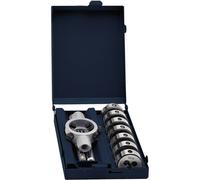 EXACT 70418 - Set di filiere, M3-M12, 8 pezzi